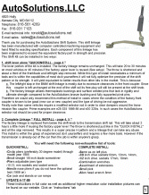 Installation - Page One